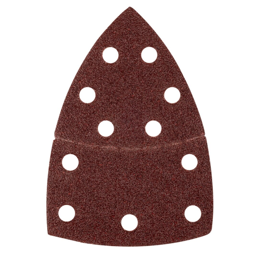 Šlifavimo popierius, „Velcro“, metalui 102 x 152 mm, p40, 5 vnt, su 11 skylių 1 Šlifavimo popierius, „Velcro“, metalui 102 x 152 mm, p40, 5 vnt, su 11 skylių 1