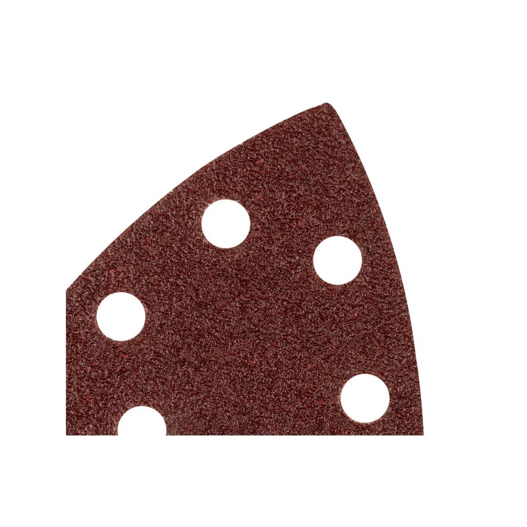 Šlifavimo popierius, „Velcro“, metalui 102 x 152 mm, p40, 5 vnt, su 11 skylių 5