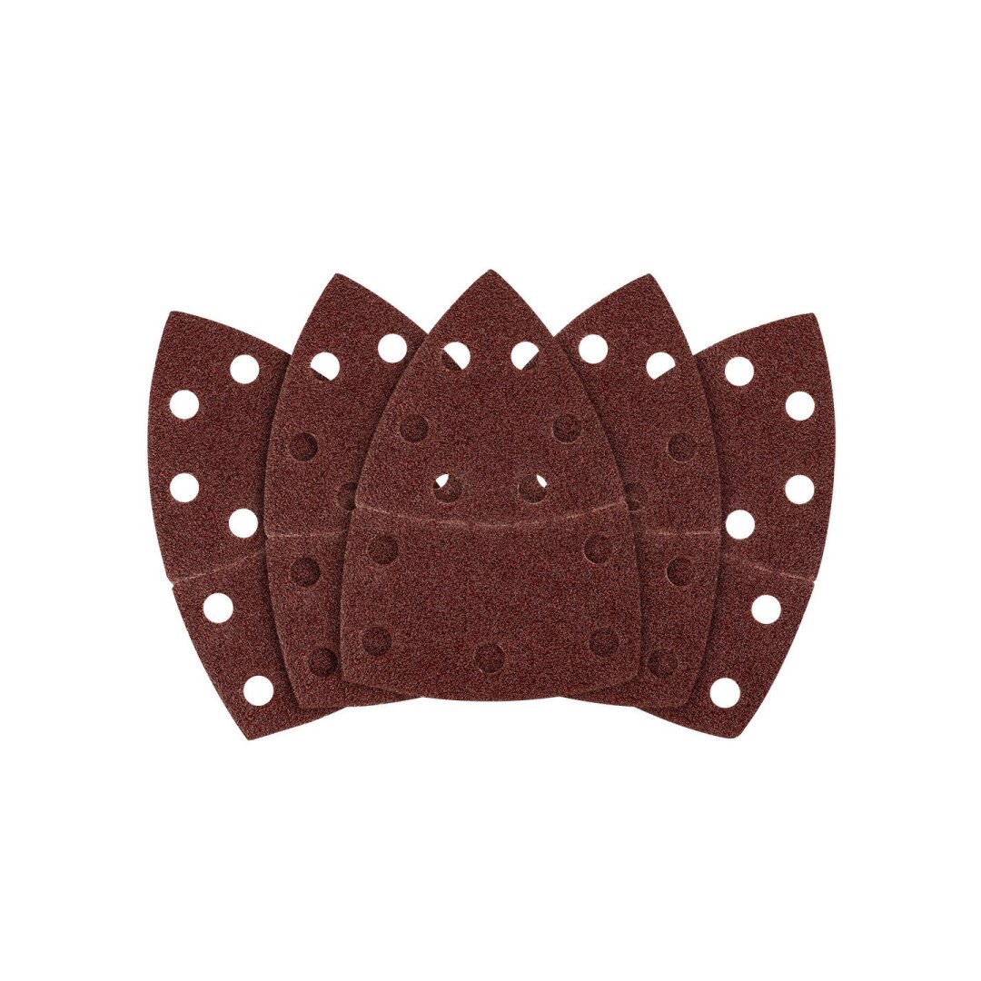 Šlifavimo popierius, „Velcro“, metalui 102 x 152 mm, p40, 5 vnt, su 11 skylių Šlifavimo popierius, „Velcro“, metalui 102 x 152 mm, p40, 5 vnt, su 11 skylių
