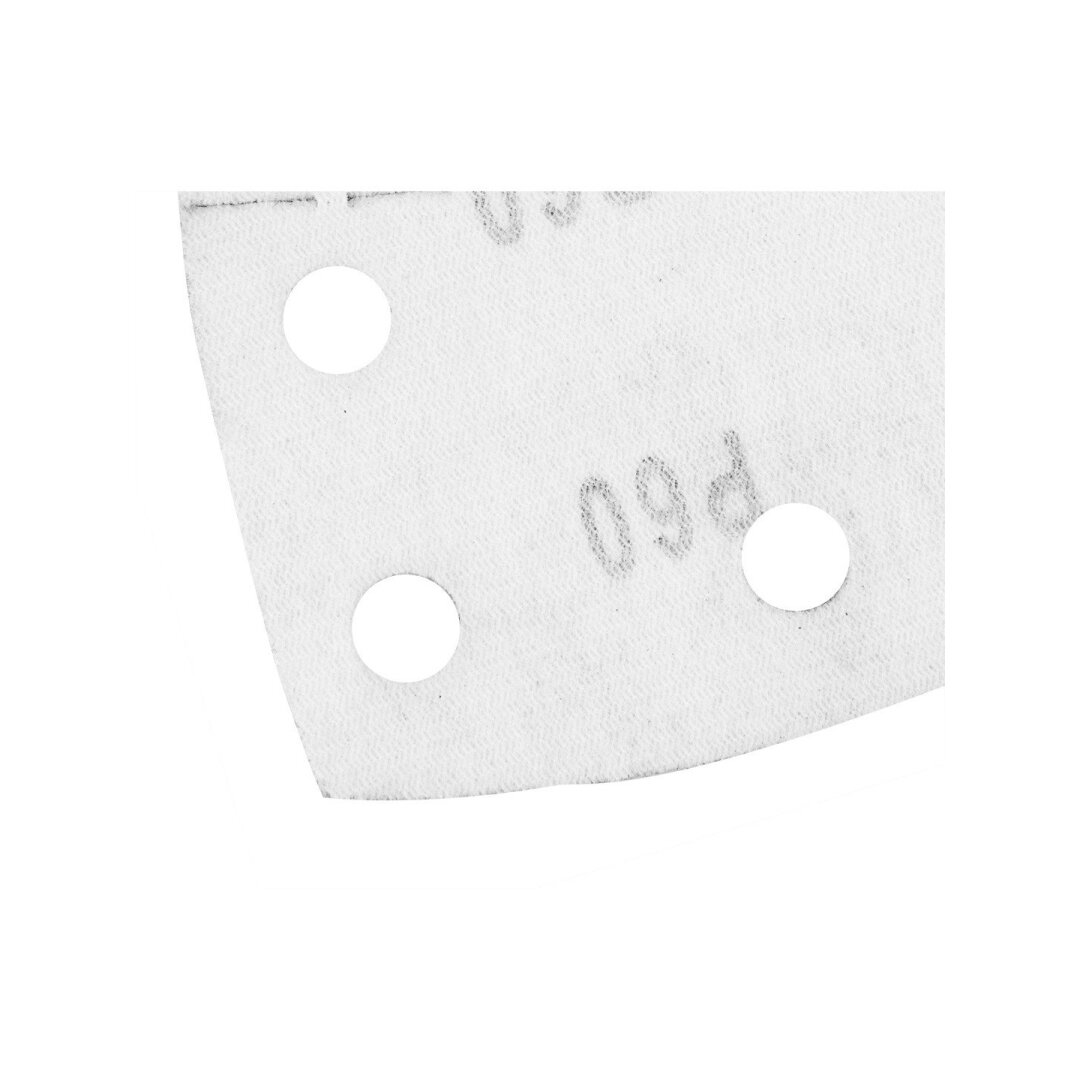 Šlifavimo popierius, „Velcro“, metalui 102 x 152 mm, p60, 5 vnt, su 11 skylių 6