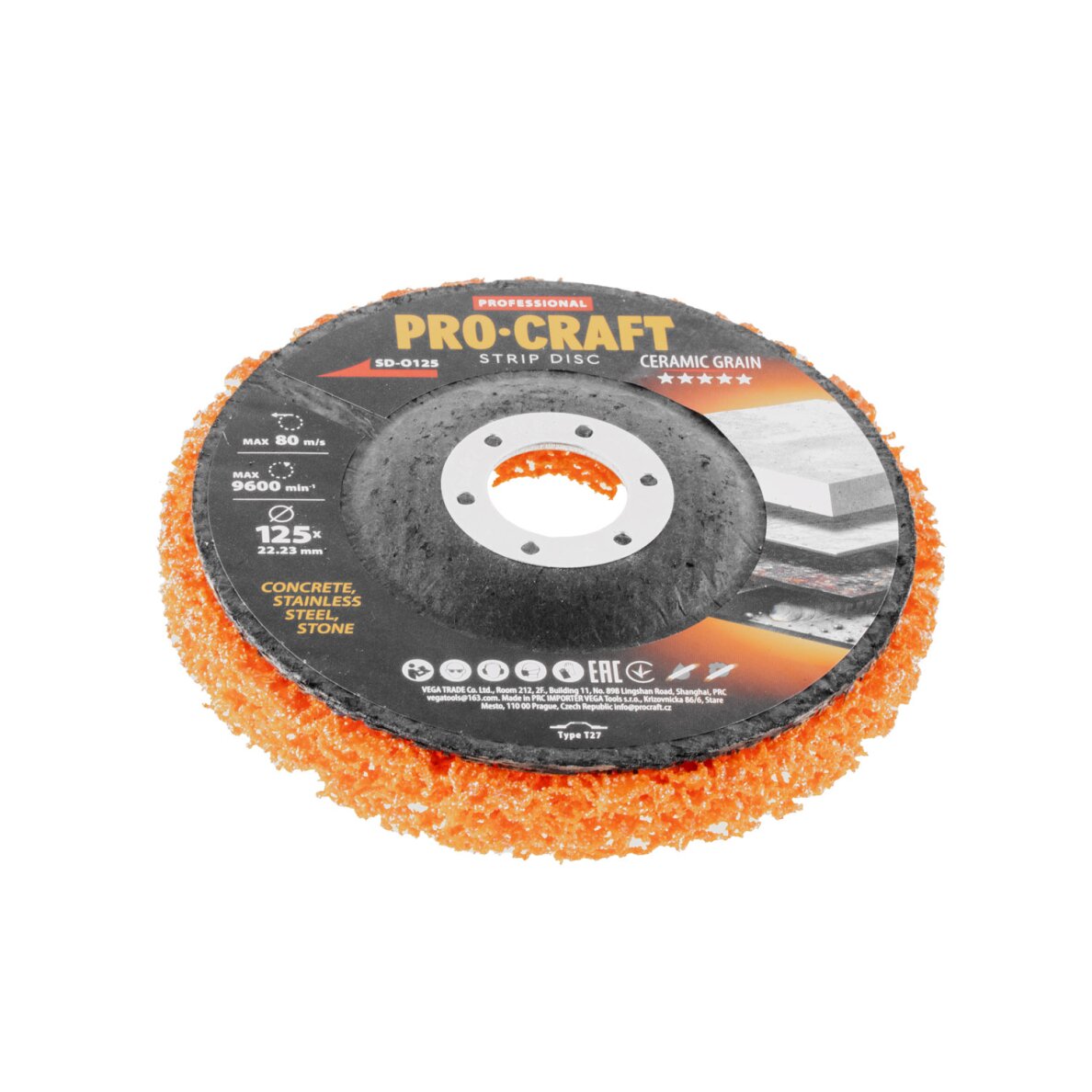 Šlifavimo diskas „ProCraft SD-O125” 2 Šlifavimo diskas „ProCraft SD-O125” 2