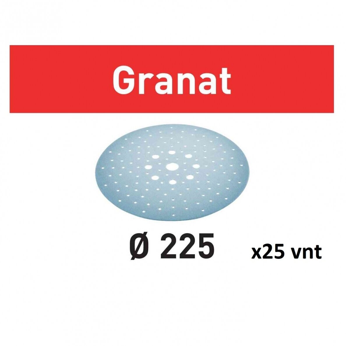 Šlifavimo lapelis Granat Festool STF D225/128 P220 GR/25 (205662) Šlifavimo lapelis Granat Festool STF D225/128 P220 GR/25 (205662)