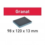 Šlifavimo kempinė Granat Festool 98x120x13 120 GR/6 (201113)