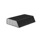 Šlifavimo kempinėlė 98 x 25 x 68 mm, K120