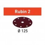 Šlifavimo lapelis Rubin 2 Festool STF D125/8 P180 RU2/50 (499099)