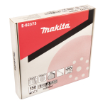 Šlifavimo popierius Makita E-02375, 225MM K150 (25Vnt.) DSL800