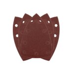Šlifavimo popierius plienui 146 x 156 x 100 mm, p120, 5 vnt, su 9 skylėmis 04-623