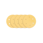Šlifavimo popierius su lipduku 225 mm, K80, 5 vnt, su 6 skylutėmis šlifuokliui 59G264, 59G265