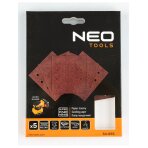 Šlifavimo popierius, „Velcro“ 113 x 113 mm, p240, 5 vnt. su 8 skylėmis