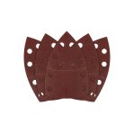 Šlifavimo popierius, „Velcro“, metalui 102 x 152 mm, P100, 5 vnt, su 11 skylių