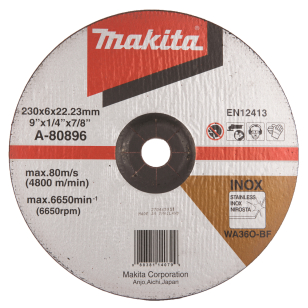 Šlifavimo diskas Makita A-80896, 230X6, RST (INOX)