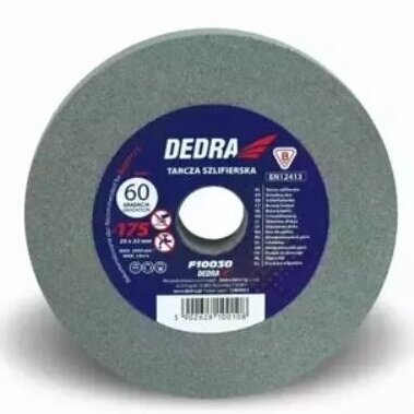 Šlifavimo - galandinimo diskas Dedra F10030, 175x32x25mm 1 Šlifavimo - galandinimo diskas Dedra F10030, 175x32x25mm 1