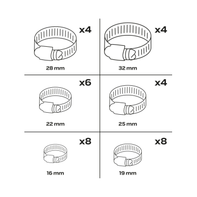 Sliekinės juostos, 34 vnt. 6