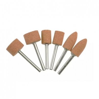 Šlifavimo akmenys Dedra 08T606, 6 vnt. Šlifavimo akmenys Dedra 08T606, 6 vnt.