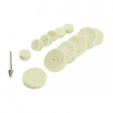 Poliravimo flisai Dedra 08T607, 13 vnt. Poliravimo flisai Dedra 08T607, 13 vnt.