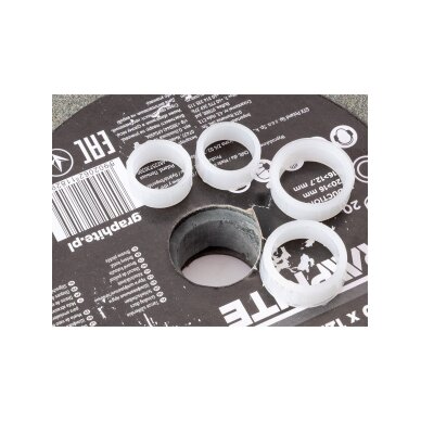 Šlifavimo diskai 125 x 20/16/12,7 x 16 mm, p60, 2 vnt. 4 Šlifavimo diskai 125 x 20/16/12,7 x 16 mm, p60, 2 vnt. 4