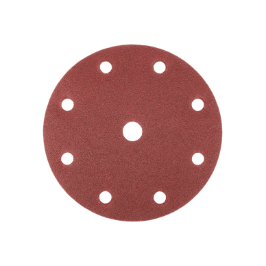 Šlifavimo diskai 150 mm, P120, 5 vnt, su 9 skylėmis 04-721 5 Šlifavimo diskai 150 mm, P120, 5 vnt, su 9 skylėmis 04-721 5