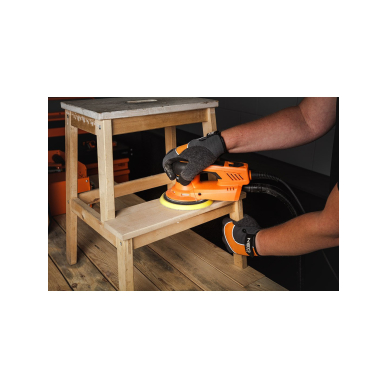 Šlifavimo diskai 150 mm, P180, 5 vnt, su 9 skylėmis 04-721 4 Šlifavimo diskai 150 mm, P180, 5 vnt, su 9 skylėmis 04-721 4