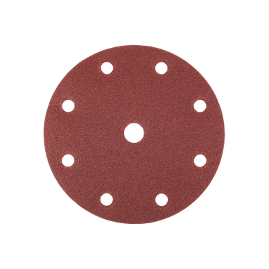 Šlifavimo diskai 150 mm, P60, 5 vnt, su 9 skylėmis 04-721 5 Šlifavimo diskai 150 mm, P60, 5 vnt, su 9 skylėmis 04-721 5