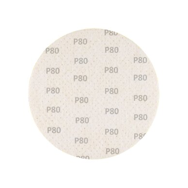 Šlifavimo diskai, perforuoti, „Velcro“, pritvirtinti su 225 mm, p80, 5 vnt. 3 Šlifavimo diskai, perforuoti, „Velcro“, pritvirtinti su 225 mm, p80, 5 vnt. 3