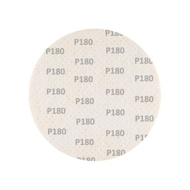 Šlifavimo diskai, perforuoti, „Velcro“, pritvirtinti su 225 mm skylėmis, p180, 5 vnt. 3 Šlifavimo diskai, perforuoti, „Velcro“, pritvirtinti su 225 mm skylėmis, p180, 5 vnt. 3