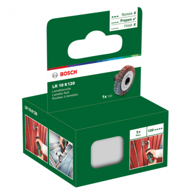 Šlifavimo diskas Bosch PRR 250, 10 mm, 120 1 Šlifavimo diskas Bosch PRR 250, 10 mm, 120 1