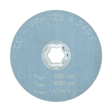 Šlifavimo diskas PFERD CC-VRH 125 A 180 5 Šlifavimo diskas PFERD CC-VRH 125 A 180 5