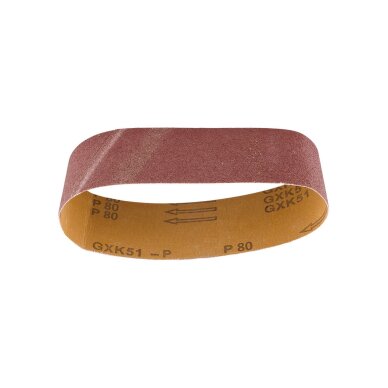Šlifavimo juosta 75 x 457 mm, p80, 3 vnt 4