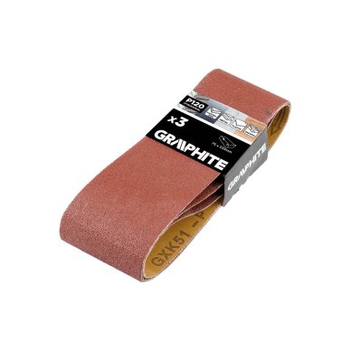 Šlifavimo juosta 75 x 533 mm, P120, 3 vnt 1 Šlifavimo juosta 75 x 533 mm, P120, 3 vnt 1