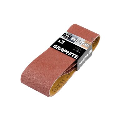 Šlifavimo juosta 75 x 533 mm, p40, 3 vnt 1