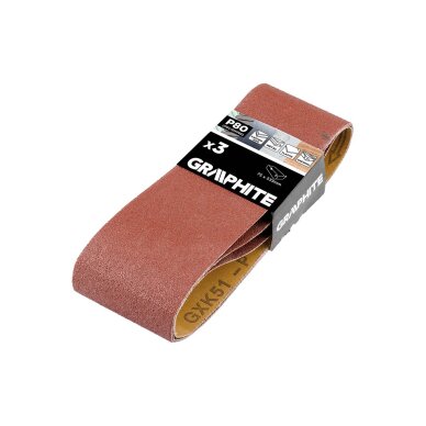 Šlifavimo juosta 75 x 533 mm, p80, 3 vnt 1