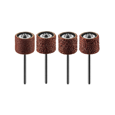 Šlifavimo juostos 12,7 mm, K60, K80, K120, K240, rinkinys 100 vnt. + kotas 3,2 mm, 2 vnt.