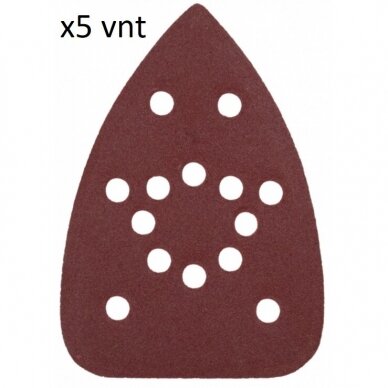 Šlifavimo lapeliai Dedra DED70634, grūd. 120, 5vnt. Šlifavimo lapeliai Dedra DED70634, grūd. 120, 5vnt.