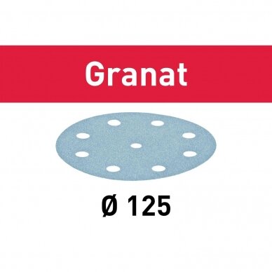 Šlifavimo lapelis Granat Festool STF D125/8 P150 GR/100 (497170)