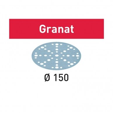 Šlifavimo lapelis Granat Festool STF D150/48 P180 GR/10 (575158)