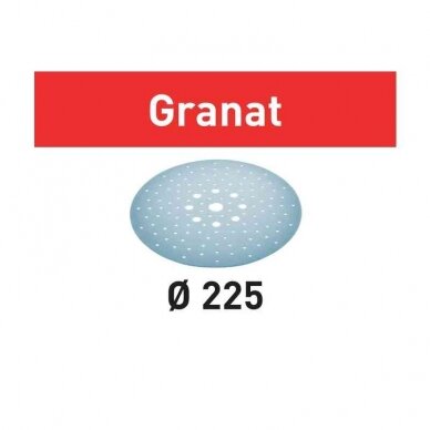 Šlifavimo lapelis Granat Festool STF D225/128 P120 GR/25 (205657)