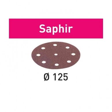 Šlifavimo lapelis Saphir Festool STF D125/8 P24 SA/25 (493124)