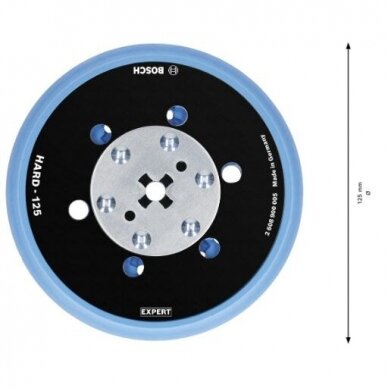 Šlifavimo padas Bosch, 125mm, kietas, GET 55-125, 2608900005 2