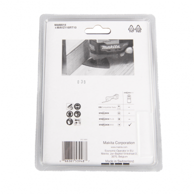 Šlifavimo plokštė Makita B-66581, 116 mm 2 Šlifavimo plokštė Makita B-66581, 116 mm 2