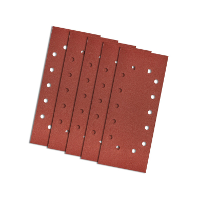 Šlifavimo popierius 115 x 280 mm, K240, 5 vnt., su skylutėmis 1