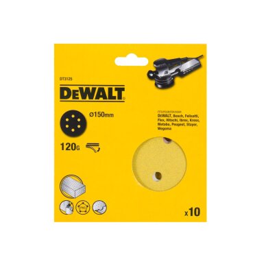 Šlifavimo popierius 150GT 150mm pakuoteje 10vnt 3