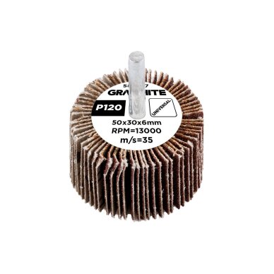 Šlifavimo popierius 50 x 30 x 6 mm, P120 Šlifavimo popierius 50 x 30 x 6 mm, P120
