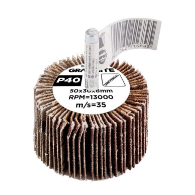 Šlifavimo popierius 50 x 30 x 6 mm, p40 1