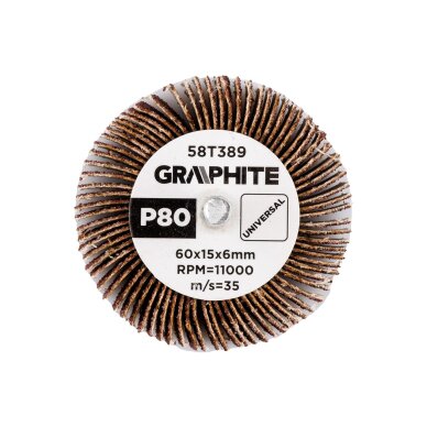 Šlifavimo popierius 60 x 15 x 6 mm, p80 5 Šlifavimo popierius 60 x 15 x 6 mm, p80 5