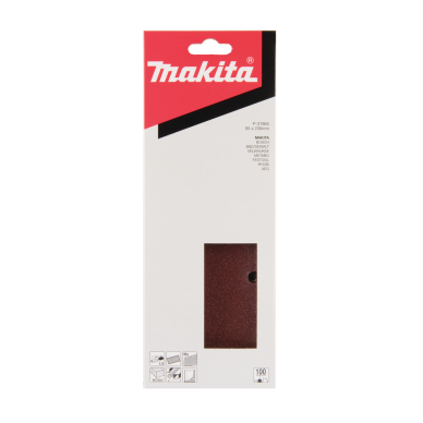 Šlifavimo popierius Makita P-31865, 93X230 K100 (10Vnt.) BO3700,BO3710, DBO380, DBO381 1 Šlifavimo popierius Makita P-31865, 93X230 K100 (10Vnt.) BO3700,BO3710, DBO380, DBO381 1