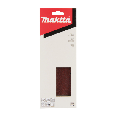 Šlifavimo popierius Makita P-31843, 93X230 K60 (10Vnt.) BO3700,BO3710, DBO380, DBO381 1 Šlifavimo popierius Makita P-31843, 93X230 K60 (10Vnt.) BO3700,BO3710, DBO380, DBO381 1