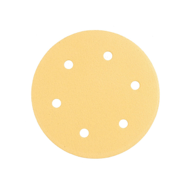 Šlifavimo popierius su lipduku 225 mm, K120, 5 vnt., su 6 skylutėmis šlifuokliui 59G264, 59G265 5 Šlifavimo popierius su lipduku 225 mm, K120, 5 vnt., su 6 skylutėmis šlifuokliui 59G264, 59G265 5