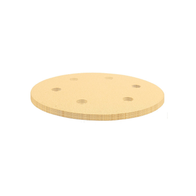 Šlifavimo popierius su lipduku 225 mm, K120, 5 vnt., su 6 skylutėmis šlifuokliui 59G264, 59G265 7