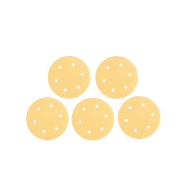 Šlifavimo popierius su lipduku 225 mm, K120, 5 vnt., su 6 skylutėmis šlifuokliui 59G264, 59G265 8