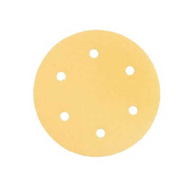 Šlifavimo popierius su lipduku 225 mm, K80, 5 vnt, su 6 skylutėmis šlifuokliui 59G264, 59G265 5 Šlifavimo popierius su lipduku 225 mm, K80, 5 vnt, su 6 skylutėmis šlifuokliui 59G264, 59G265 5